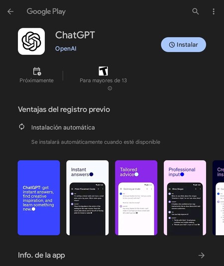 ChatGPT di PlayStore
