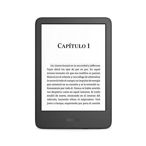 Kindle (Model 2022): Kindle kami yang tertipis dan teringan, dengan layar 6 inci beresolusi tinggi 300 ppi dan penyimpanan dua kali lipat |  Hitam, tidak ada iklan