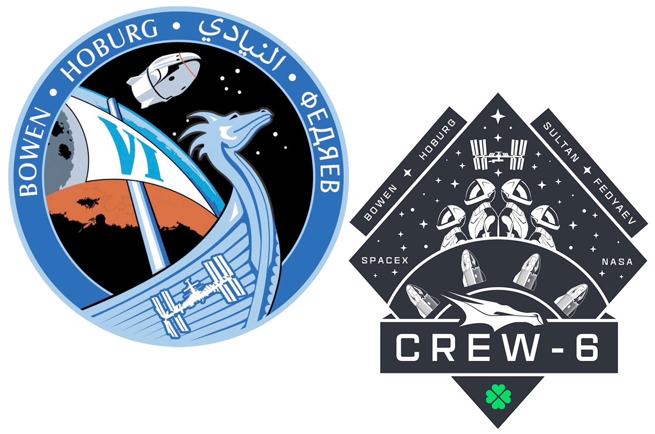 dua patch untuk misi luar angkasa ke stasiun luar angkasa internasional