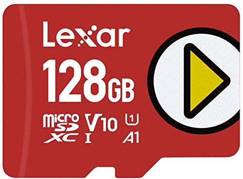 Kartu Micro SD Lexar Play 128 GB, microSDXC UHS-I, Baca hingga 150MB/dtk, Microsd Kompatibel dengan Nintendo Switch, Ponsel dan Tablet (LMSPLAY128G-BNNAG)